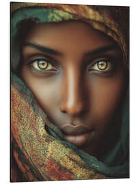 Print på aluminium Eyes full of stories