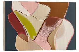 Holzbild Harmonie der Formen - Carina Artspace