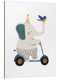 Alubild Süße Elefantenfreunde - Carina Artspace