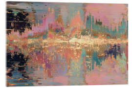 Acrylglasbild Goldene Abstrakt Träume - Carina Artspace