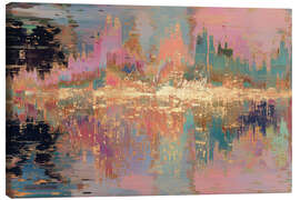 Leinwandbild Goldene Abstrakt Träume - Carina Artspace