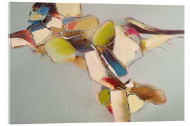 Acrylic print Abstract tranquility in the flow - Carina Artspace