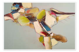 Wandbild Abstrakte Ruhe im Fluss - Carina Artspace