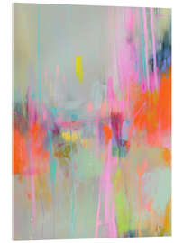 Acrylglasbild Urbaner Neonstrom - Carina Artspace