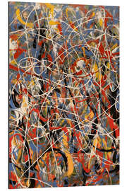 Alubild Farbkleckse in Bewegung - Carina Artspace