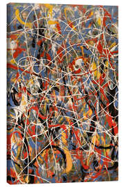 Leinwandbild Farbkleckse in Bewegung - Carina Artspace