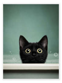 Poster Purrfect Bath - DejaReve