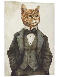 Hartschaumbild Mr The Cat - Mike Koubou