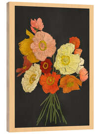 Holzbild Üppiger Blumenstrauß - Branka Kodžoman
