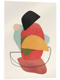 Acrylic print Modern Abstract Art - Branka Kodžoman