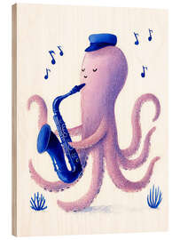 Holzbild Unterwasser-Jazz - DejaReve