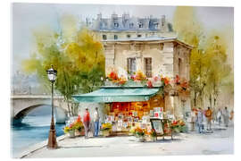 Acrylglasbild Laden an der Seine - Peter Roder