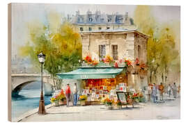 Holzbild Laden an der Seine - Peter Roder