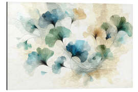 Alubild Ginko Blattpoesie - Sabine Wagner