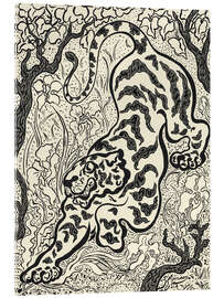 Acrylglasbild Tiger im Dschungel - Paul Ranson