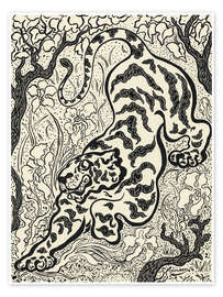 Poster Tiger im Dschungel - Paul Ranson