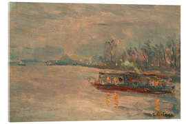 Acrylglasbild Alsterdampfer auf der Außenalster - Ernst Eitner