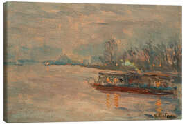 Leinwandbild Alsterdampfer auf der Außenalster - Ernst Eitner