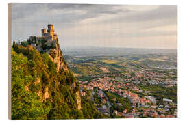 Holzbild San Marino - Rainer Mirau