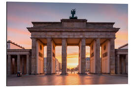 Aluminium print Brandenburg Gate - Rainer Mirau
