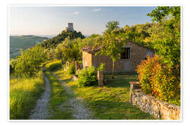 Wandbild Castiglione d'Orcia - Rainer Mirau