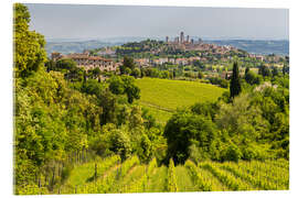 Tableau en verre acrylique Montepulciano - Rainer Mirau