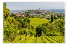 Wandbild Montepulciano - Rainer Mirau