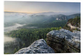 Acrylglasbild Sächsische Schweiz III - Rainer Mirau