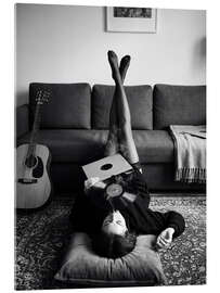 Acrylglasbild Listening To My Favorite Record - Andreas Magnusson