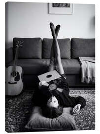 Leinwandbild Listening To My Favorite Record - Andreas Magnusson