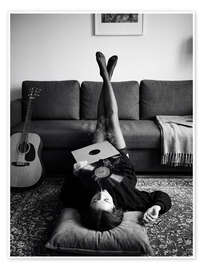 Wandbild Listening To My Favorite Record - Andreas Magnusson