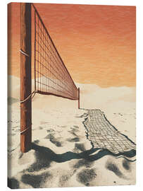 Leinwandbild Volleynetz - Andreas Magnusson