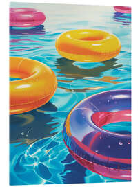 Acrylglasbild Schwimmringe - Andreas Magnusson