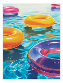 Wandbild Schwimmringe - Andreas Magnusson