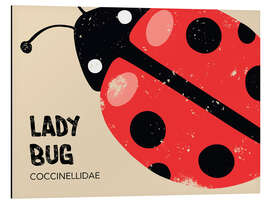 Print på aluminium Lady Bug - Andreas Magnusson