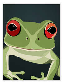 Wandbild Der Frosch - Andreas Magnusson