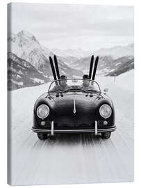 Lærredsbillede Skiing holiday in the Alps - Andreas Magnusson