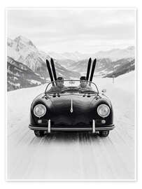 Wandbild Skiurlaub in den Alpen - Andreas Magnusson