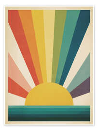 Wandbild Bunter Sonnenaufgang - Andreas Magnusson