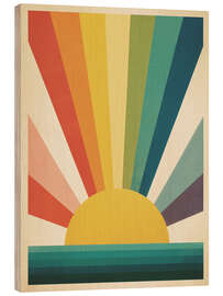 Holzbild Bunter Sonnenaufgang - Andreas Magnusson