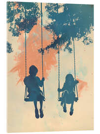 Acrylglasbild Schwingende Schatten - Andreas Magnusson