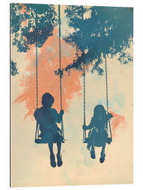 Quadro em plexi-alumínio Swinging Shadows - Andreas Magnusson