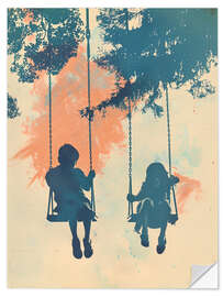 Wall sticker Swinging Shadows - Andreas Magnusson