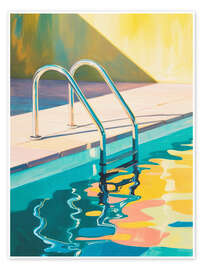 Wandbild Poolleiter - Andreas Magnusson