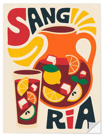 Sticker mural Sangria - Andreas Magnusson