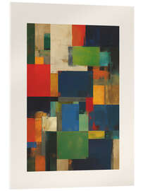 Acrylic print Painted Blocks - Andreas Magnusson