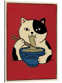 Print på aluminium Ramen Cat II - Andreas Magnusson