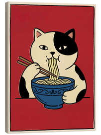 Leinwandbild Ramen Cat II - Andreas Magnusson