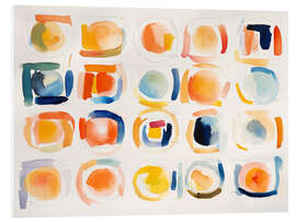 Acrylglasbild Lebendige Kreise - Andreas Magnusson