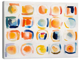 Canvas print Vibrant circles